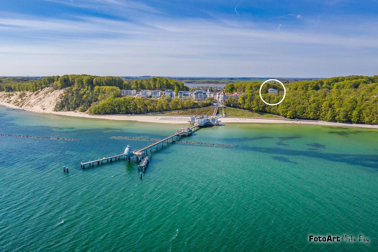 Residenz Seeblick, Fewo 10 Mit Balkon Und Ostseeblick Sellin  Bagian luar foto